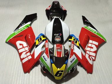 Carenados Moto Honda CBR1000RR 2004-2005 - Blanco Rojo Verde Amarillo Negro Brillante Givi 6 Baratos