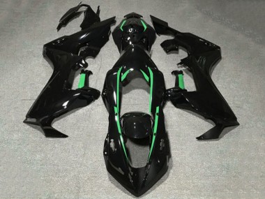 Carenados Moto Honda CBR1000RR 2017-2023 - Negro Brillante Verde Bosque Línea Baratos