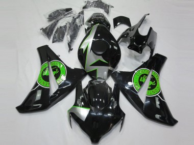 Carenados Moto Honda CBR1000RR 2008-2011 - Plata Verde Negro Brillante Baratos