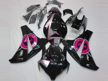 Carenados Moto Honda CBR1000RR 2008-2011 - Plata Rosa Negro Brillante Baratos