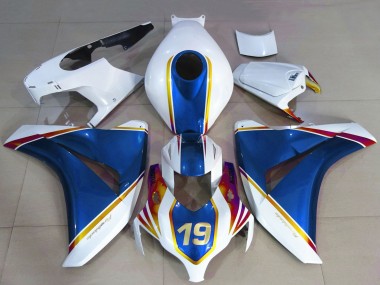 Carenados Moto Honda CBR1000RR 2008-2011 - Blanco Azul Amarillo Rojo 19 Baratos