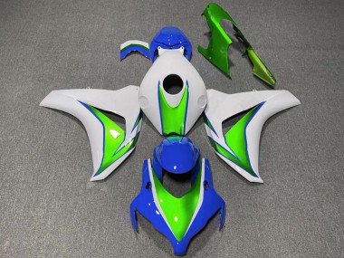 Carenados Moto Honda CBR1000RR 2008-2011 - Blanco Verde Azul Baratos