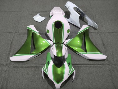Carenados Moto Honda CBR1000RR 2008-2011 - Blanco Lustroso Verde Perla Baratos