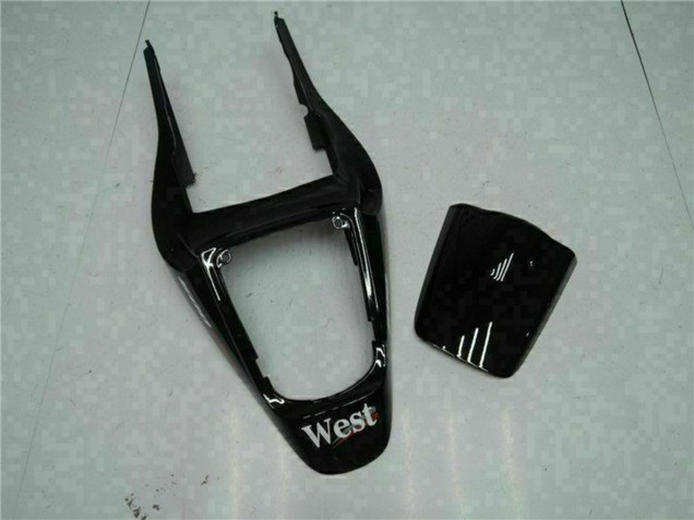 Carenados Moto Honda CBR600RR 2003-2004 - Negro Brillante Blanco West Mobil Baratos