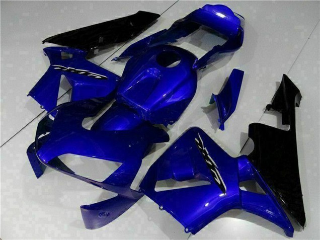 Kits Carenado Moto Honda CBR600RR 2003-2004 - Azul Negro Brillante Baratos