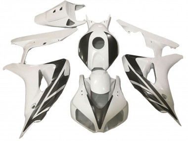 Carenados Moto Honda CBR1000RR 2006-2007 - Blanco Negro Raya Baratos