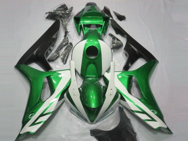 Carenados Moto Honda CBR1000RR 2006-2007 - Verde Blanco Negro Mate Baratos