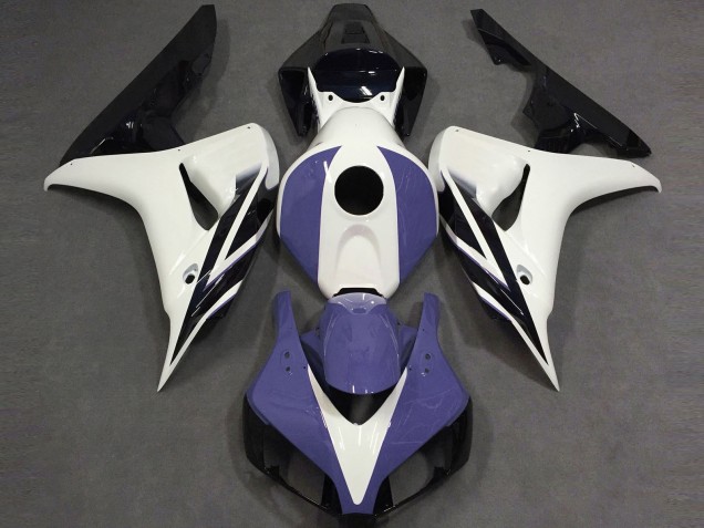 Carenados Moto Honda CBR1000RR 2006-2007 - Blanco Azul Negro Brillante Baratos