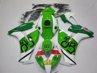 Carenados Moto Honda CBR1000RR 2012-2016 - Blanco Verde Rojo Go Fun Baratos