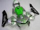 Carenado Moto Honda CBR600RR 2003-2004 - Plata Verde Negro Brillante Baratos