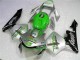 Carenado Moto Honda CBR600RR 2003-2004 - Plata Verde Negro Brillante Baratos