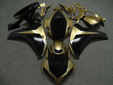 Carenados Moto Honda CBR1000RR 2008-2011 - Oro Negro Brillante Baratos