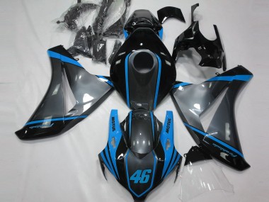 Carenados Moto Honda CBR1000RR 2008-2011 - Gris Azul Negro Mate Motul 46 Baratos