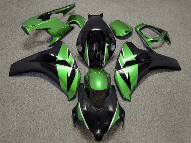 Carenado Moto Honda CBR1000RR 2008-2011 - Verde Negro Brillante Baratos