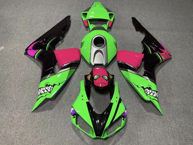 Carenados Moto Honda CBR1000RR 2006-2007 - Verde Plata Rosa Negro Brillante Tiburón Baratos