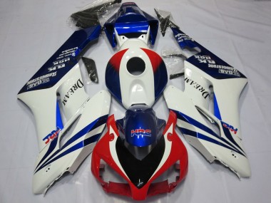 Carenados Moto Honda CBR1000RR 2004-2005 - Blanco Azul Rojo HRC OEM Estilo Dream Baratos