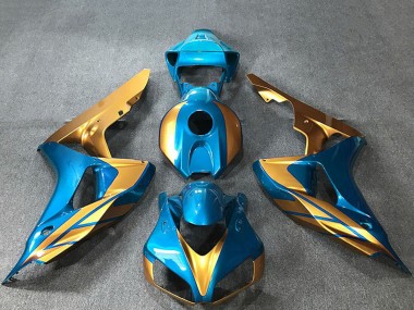 Carenados Moto Honda CBR1000RR 2006-2007 - Azul Claro Oro Baratos