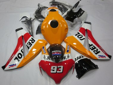 Carenados Moto Honda CBR1000RR 2008-2011 - Naranja Blanco Rojo Negro Brillante Repsol 93 Baratos