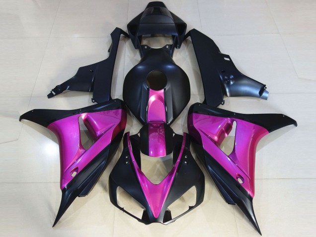Carenados Moto Honda CBR1000RR 2006-2007 - Rosa Azul Mate Oscuro Baratos