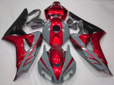 Carenados Moto Honda CBR1000RR 2006-2007 - Nardo Gris Rojo Negro Mate Baratos