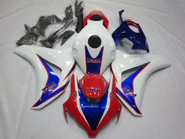 Carenados Moto Honda CBR1000RR 2008-2011 - Blanco Azul Rojo HRC OEM Estilo Baratos