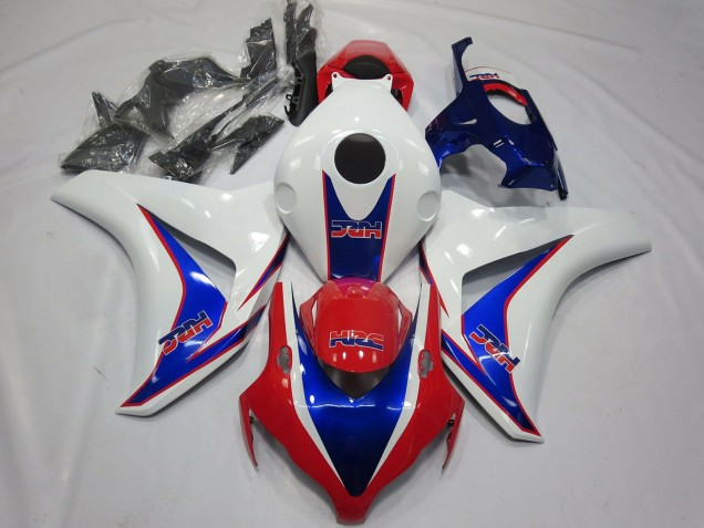 Carenados Moto Honda CBR1000RR 2008-2011 - Blanco Azul Rojo HRC OEM Estilo Baratos