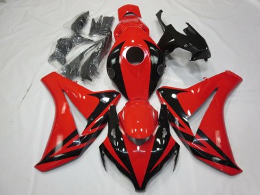 Carenado Moto Honda CBR1000RR 2008-2011 - Rojo Negro Brillante OEM Estilo Baratos