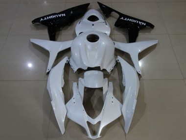 Carenado Moto Honda CBR600RR 2007-2008 - Blanco Negro Brillante Baratos