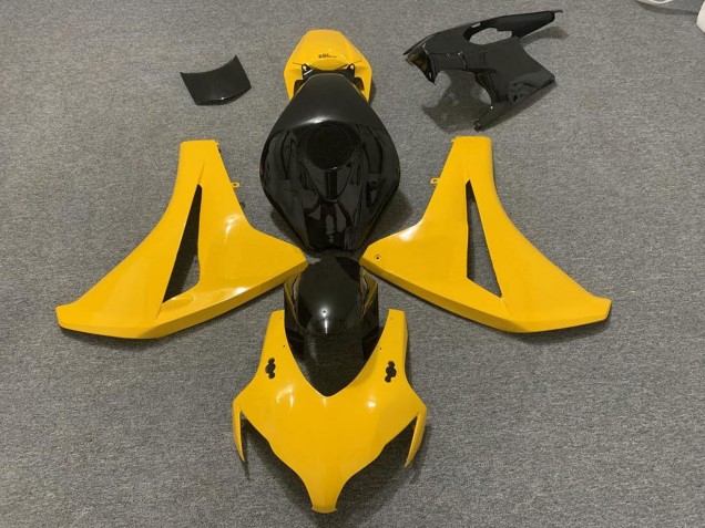 Carenados Moto Honda CBR1000RR 2008-2011 - Amarillo Negro Brillante Baratos