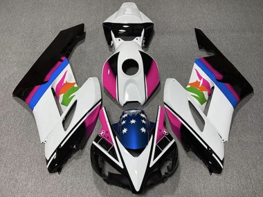Carenados Moto Honda CBR1000RR 2004-2005 - Blanco Rosa Azul Negro Brillante Estrella Baratos