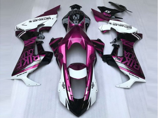 Carenados Moto Honda CBR1000RR 2017-2023 - Blanco Púrpura Negro Brillante Baratos