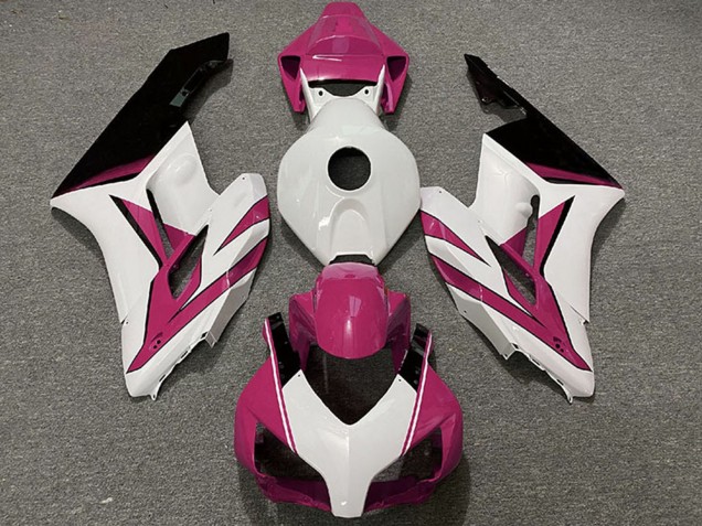 Carenados Moto Honda CBR1000RR 2004-2005 - Rosa Blanco Negro Brillante Baratos
