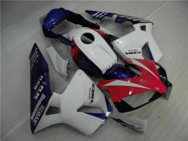 Carenado Moto Honda CBR600RR 2003-2004 - Blanco Rojo Azul Baratos