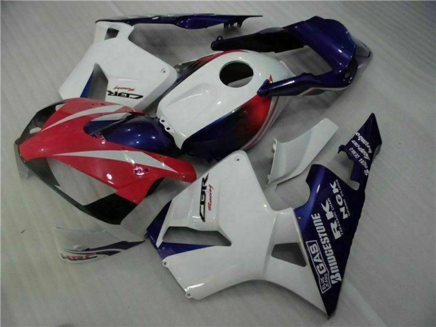 Carenado Moto Honda CBR600RR 2003-2004 - Blanco Rojo Azul Baratos