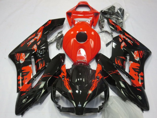 Carenados Moto Honda CBR1000RR 2004-2005 - Rojo Negro Brillante Le Mis Baratos