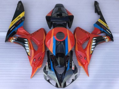 Carenados Moto Honda CBR1000RR 2006-2007 - Rojo Azul Amarillo Negro Brillante Tiburón Baratos
