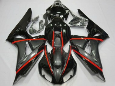 Carenados Moto Honda CBR1000RR 2006-2007 - Negro Brillante Gris Rojo Baratos