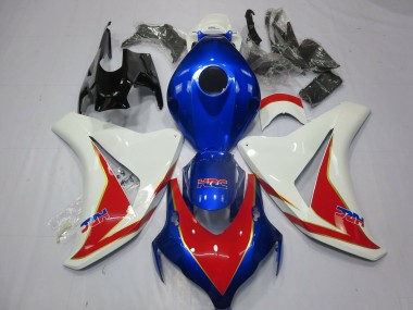 Carenados Moto Honda CBR1000RR 2008-2011 - Blanco Azul Rojo HRC Baratos