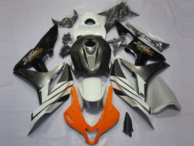 Carenados Moto Honda CBR600RR 2007-2008 - Blanco Gris Negro Brillante Baratos