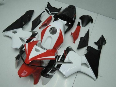 Kits Carenado Moto Honda CBR600RR 2005-2006 - Blanco Rojo Negro Baratos