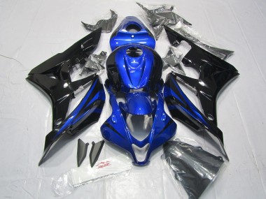 Kits Carenado Moto Honda CBR600RR 2007-2008 - Azul Negro Brillante Baratos