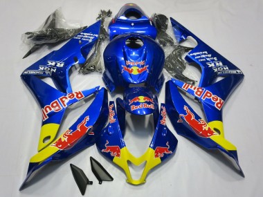 Carenados Moto Honda CBR600RR 2007-2008 - Azul Amarillo Rojo Bull Baratos