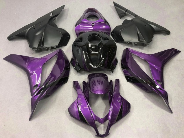 Carenados Moto Honda CBR600RR 2009-2012 - Púrpura Negro Brillante OEM Estilo Baratos