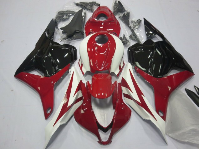 Carenados Moto Honda CBR600RR 2009-2012 - Blanco Rojo Negro Brillante OEM Estilo Baratos