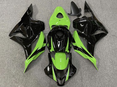 Carenados Moto Honda CBR600RR 2009-2012 - Verde Negro Brillante OEM Estilo Baratos