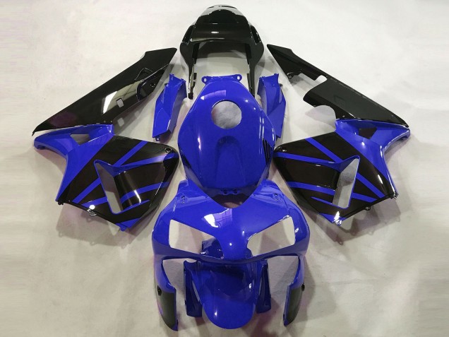 Carenados Moto Honda CBR600RR 2003-2004 - Azul Negro Brillante OEM Estilo Baratos
