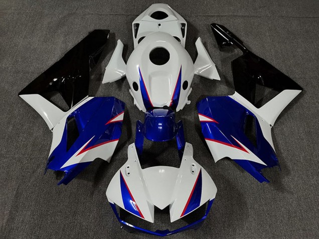 Carenados Moto Honda CBR600RR 2013-2026 - Blanco Azul Negro Brillante Baratos