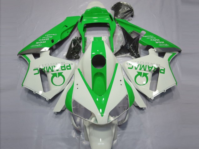 Carenados Moto Honda CBR600RR 2003-2004 - Blanco Verde Pramac Baratos