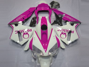 Carenados Moto Honda CBR600RR 2003-2004 - Blanco Rosa Pramac Baratos