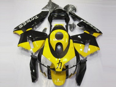 Carenados Moto Honda CBR600RR 2003-2004 - Amarillo Negro Brillante Power Baratos
